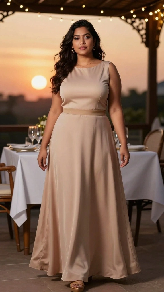 17 Flattering Plus Size Maxi Skirts Perfect for Any Occasion - 6. Elegant Solid Colors: Timeless Sophistication 1