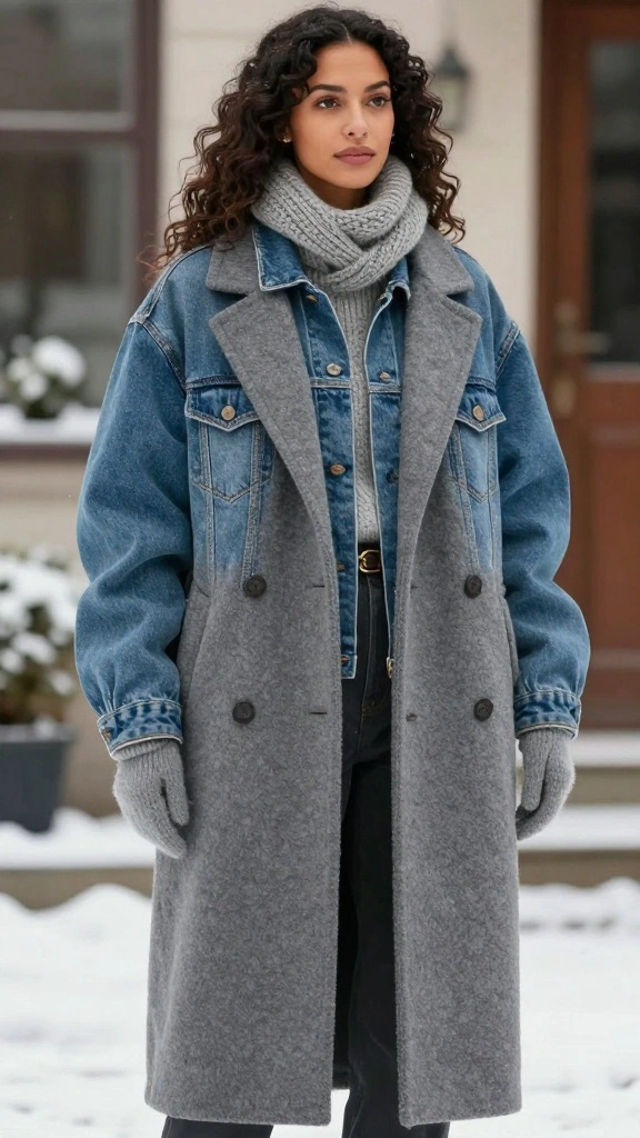 17 Must-Know Seasonal Denim Fashion Tips to Elevate Your Style Game! - 10. Layer with Outerwear 1