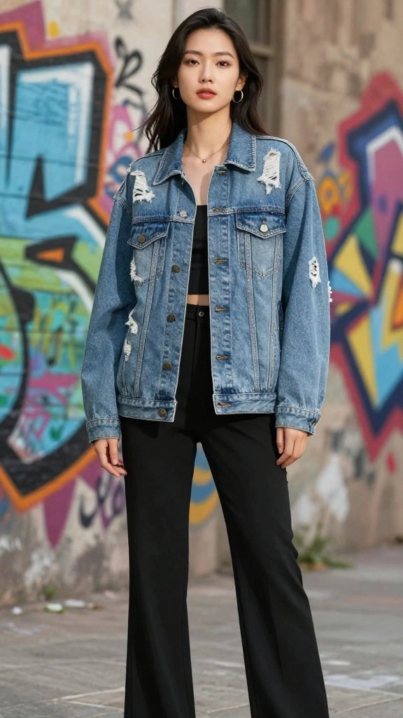 17 Must-Know Seasonal Denim Fashion Tips to Elevate Your Style Game! - 9. Experiment with Distressed Styles 1