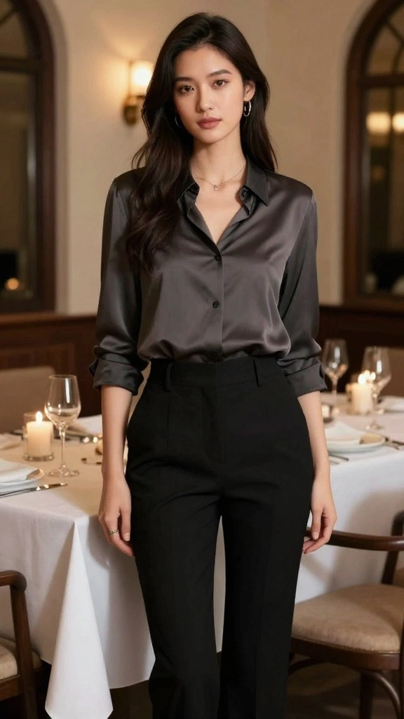 17 Romantic Eco-Friendly Date Attire Ideas You'll Adore! - 13. Tailored Trousers for Sophistication 1