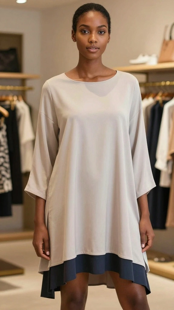 18 Affordable Nursing Tops That Are Too Cute to Pass Up (Especially #3!) - 12. Layered Look Tunic 1