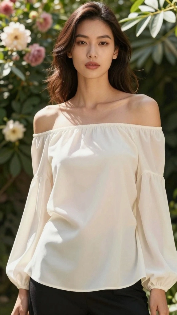 18 Affordable Nursing Tops That Are Too Cute to Pass Up (Especially #3!) - 14. Chic Off-the-Shoulder Top 1