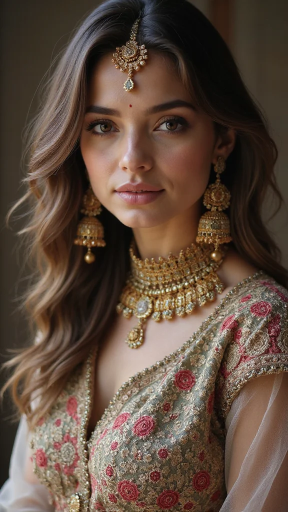 18 Breathtaking Bridal Lehenga Inspirations to Elevate Your Wedding Day! - 12. Mixer and Match: Combining Textures 1