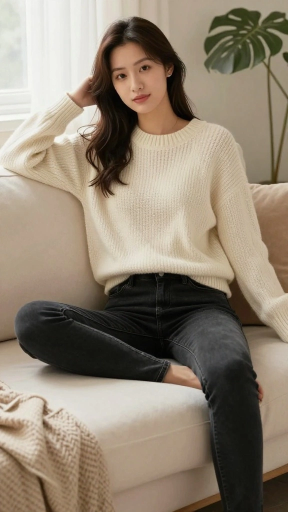 18 Chic Outfits for Mature Women That'll Make You Look Fabulous at Any Age! - 3. Cozy Knitwear 1