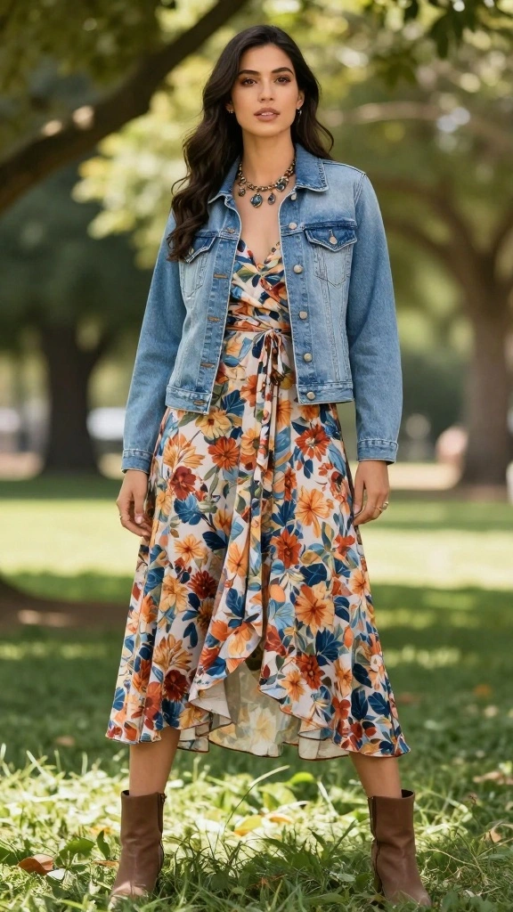 18 Chic Outfits for Mature Women That'll Make You Look Fabulous at Any Age! - 4. Classic Denim Jacket Ensemble 1