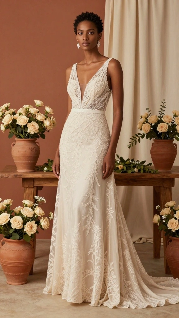 18 Color Ideas for a Modern Civil Wedding That Will Leave Guests in Awe! - 8. Earthy Terracotta and Cream 1