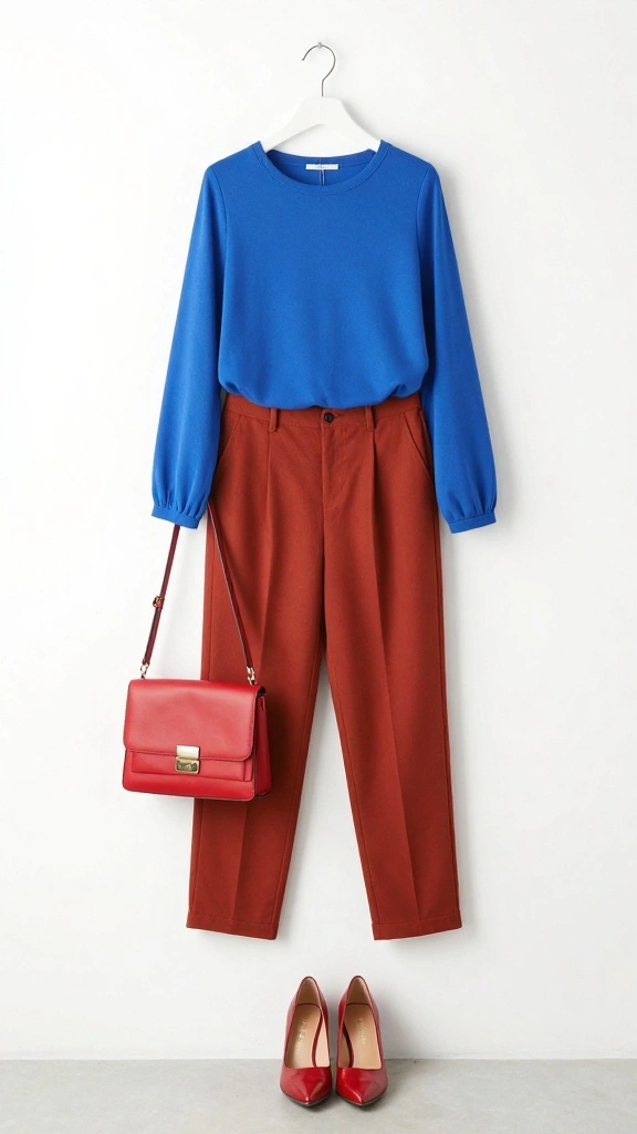 18 Color Palette Coordination Tricks That Will Elevate Your Style Game! - 13. Complementary Color Opposites 1