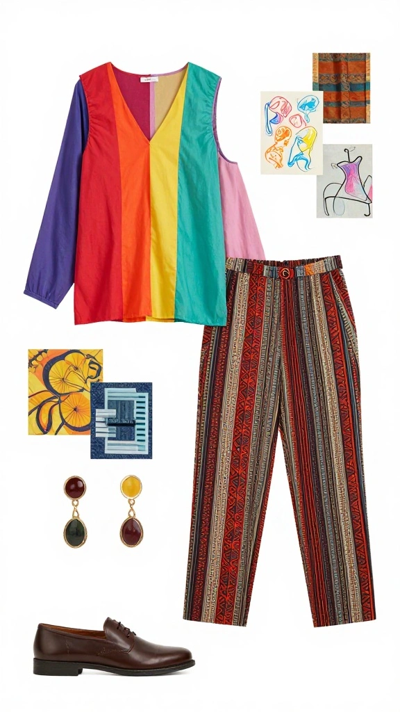 18 Color Palette Coordination Tricks That Will Elevate Your Style Game! - 18. Personalized Color Flare 1