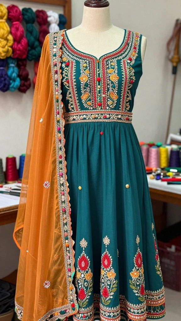 18 Heritage Fashion Trends That Are Here to Stay (and WOW You!) - 11. Indian Embroidery Techniques 1