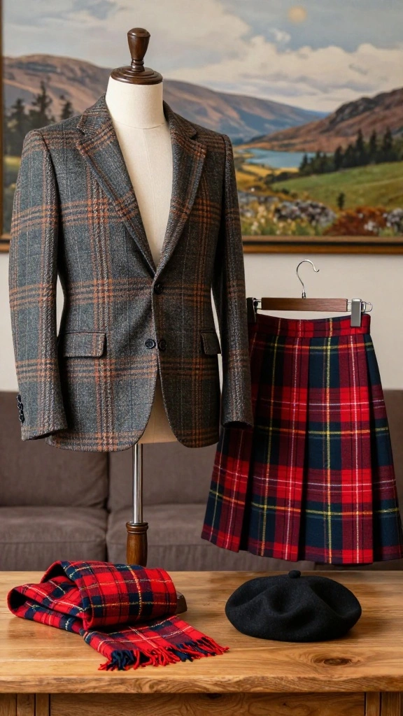 18 Heritage Fashion Trends That Are Here to Stay (and WOW You!) - 2. Traditional Scottish Tartan 1