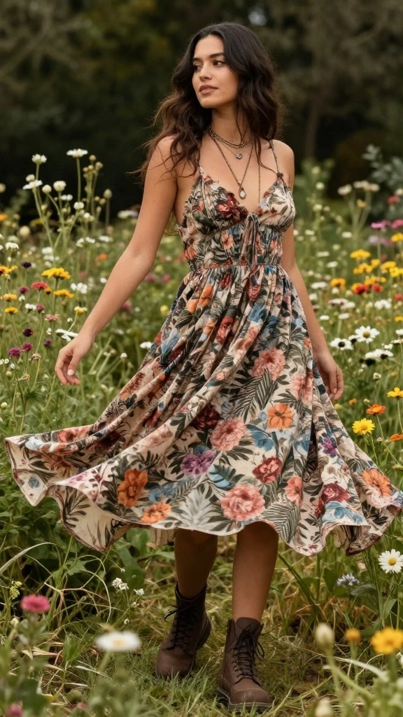 18 Must-Have 90s Celebrity Trends You Can Rock Now! - 12. Grunge Dresses: Feminine and Edgy 1