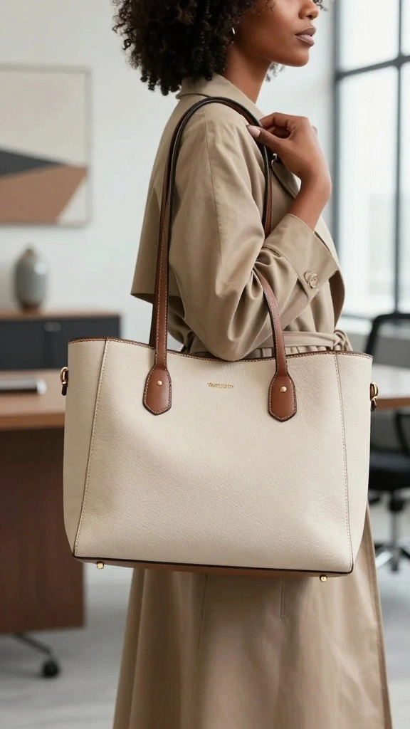 18 Stylish Reset Outfits That Will Transform Your Office Look! - 12. Stylish Tote Bags 1