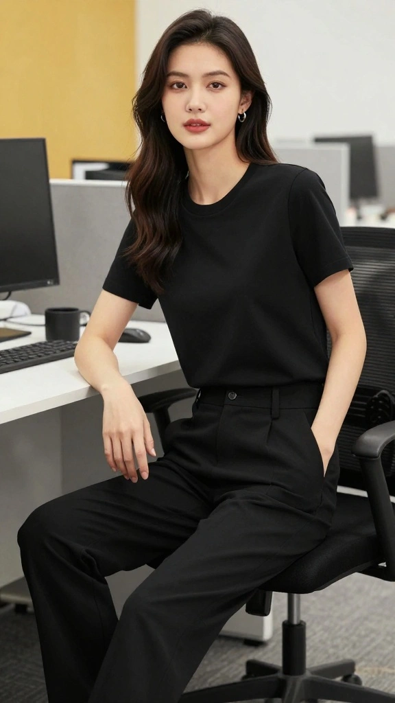 18 Stylish Reset Outfits That Will Transform Your Office Look! - 13. Comfort Meets Style: Athleisure in the Office 1