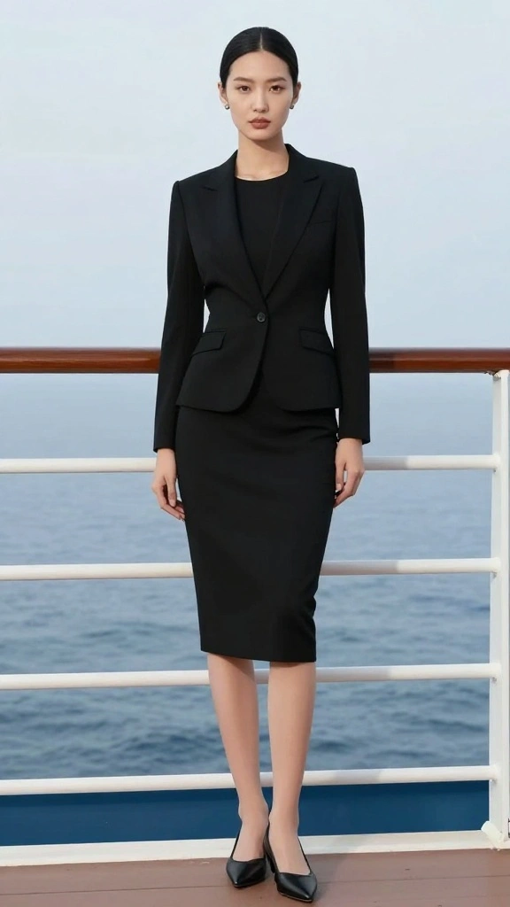 18 Unique British Isles Outfit Ideas to Set You Apart - 16. Timeless Monochrome 1