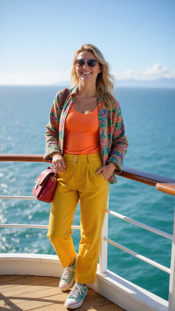 18 Unique British Isles Outfit Ideas to Set You Apart - 9. Colorful Layers 1