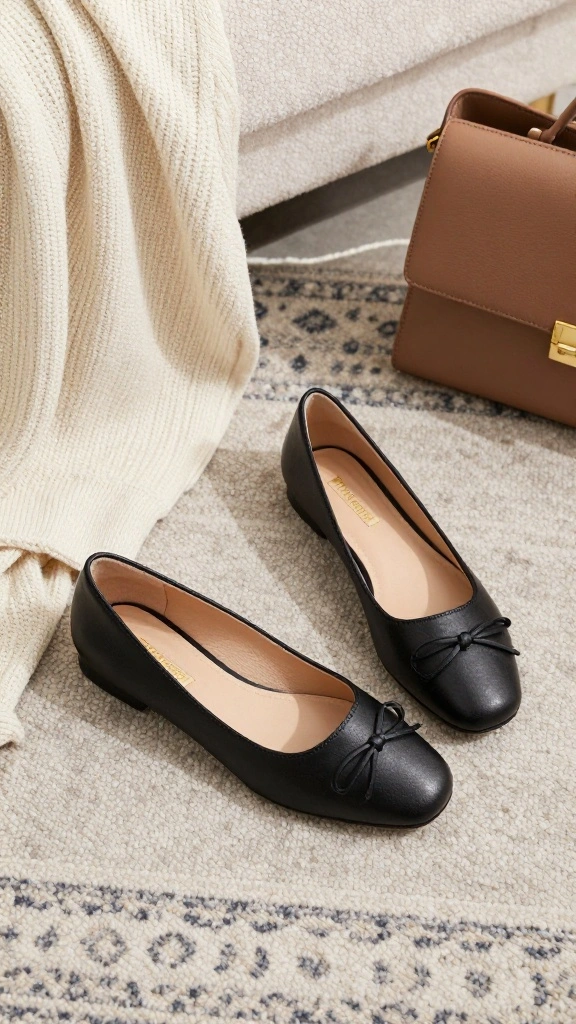 18 Versatile Timeless Accessories for Older Women (You Can Wear Anywhere!) - 11. Fashionable Flat Shoes 1