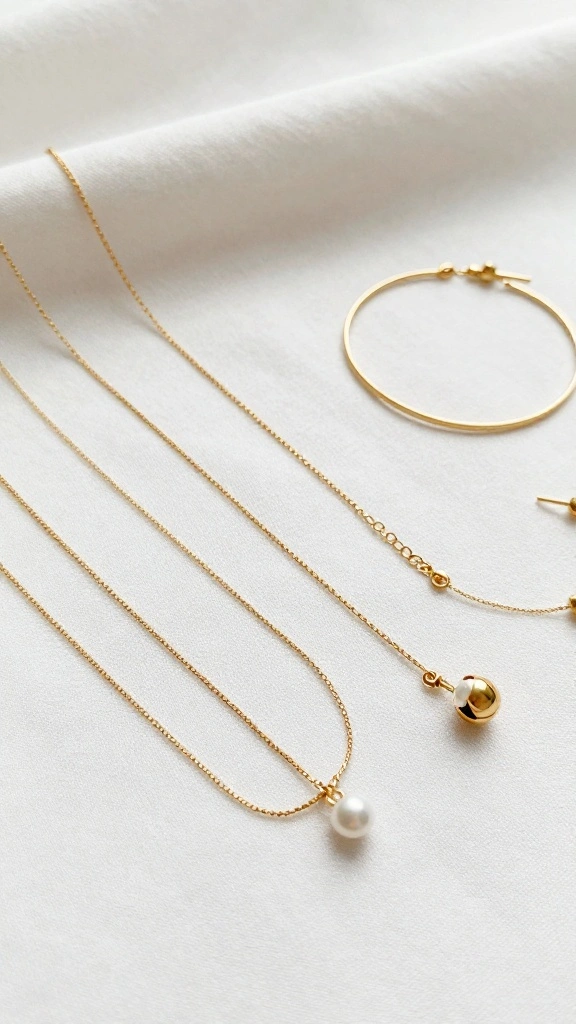 18 Versatile Timeless Accessories for Older Women (You Can Wear Anywhere!) - 17. Minimalist Jewelry 1