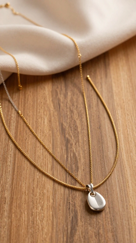 18 Versatile Timeless Accessories for Older Women (You Can Wear Anywhere!) - 6. Layered Necklaces 1