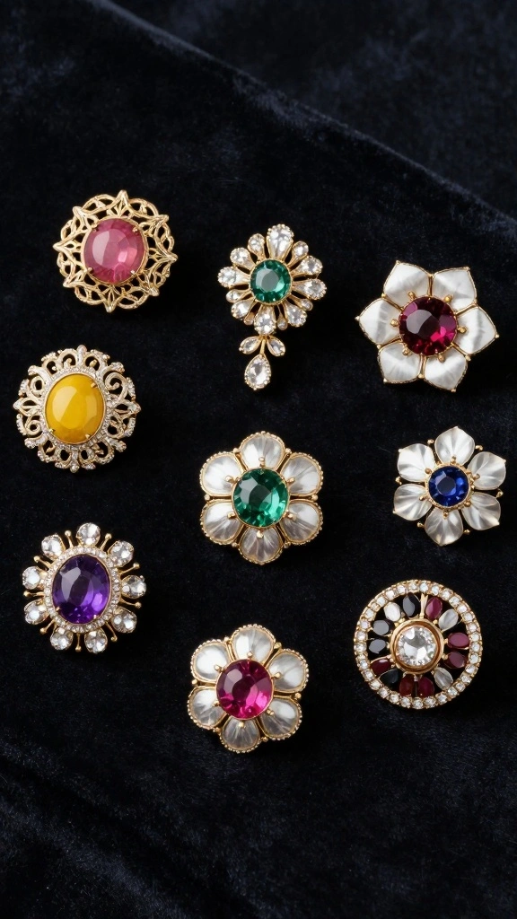 18 Versatile Timeless Accessories for Older Women (You Can Wear Anywhere!) - 7. Elegant Brooches 1