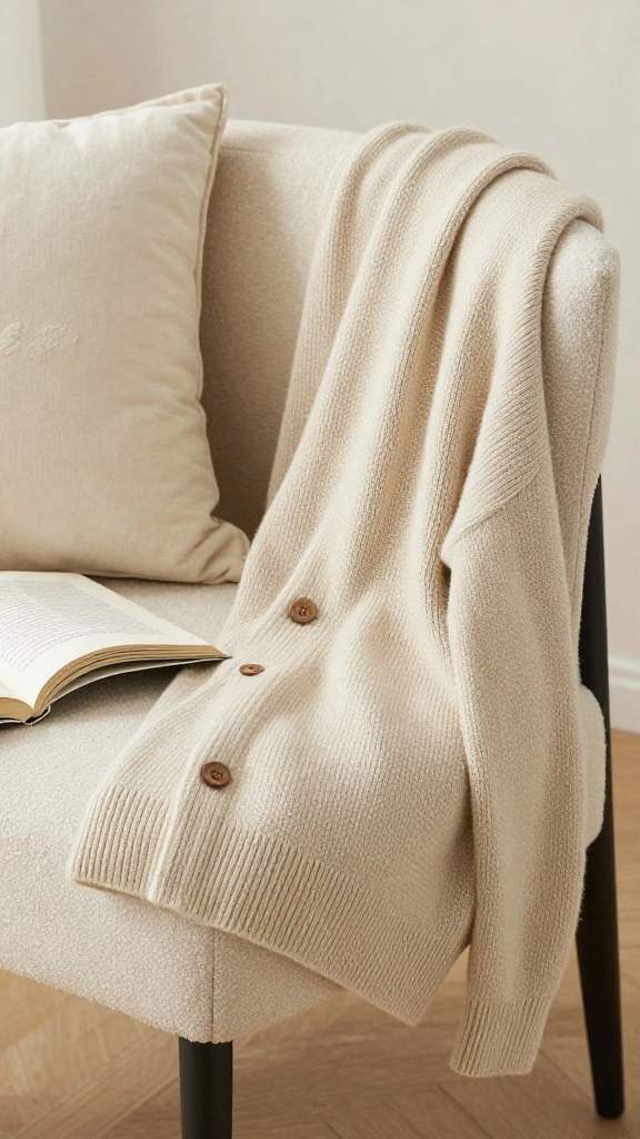 18 Versatile Timeless Accessories for Older Women (You Can Wear Anywhere!) - 8. Knitted Cardigans 1