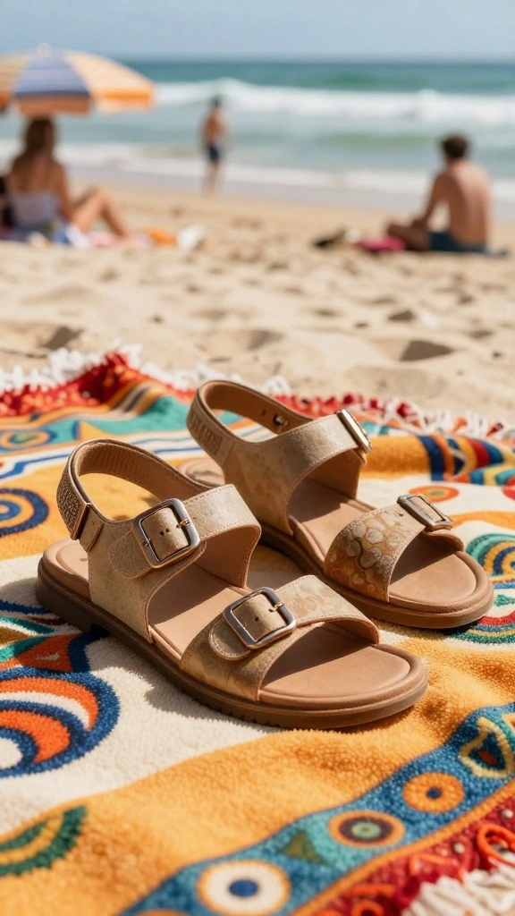 19 Beach Sandals for Curvy Women That Are as Comfortable as They Are Cute! - 12. Vintage-Inspired Sandals 1