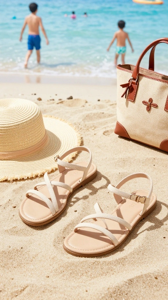 19 Beach Sandals for Curvy Women That Are as Comfortable as They Are Cute! - 18. Strappy Flat Sandals 1