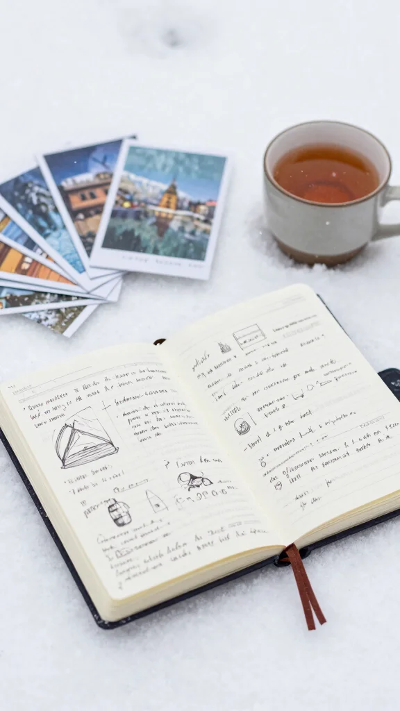 19 Cold-Weather Travel Tips That'll Make You Feel Like a Winter Wanderlust Pro! - 12. Capture Memories with a Travel Journal 1