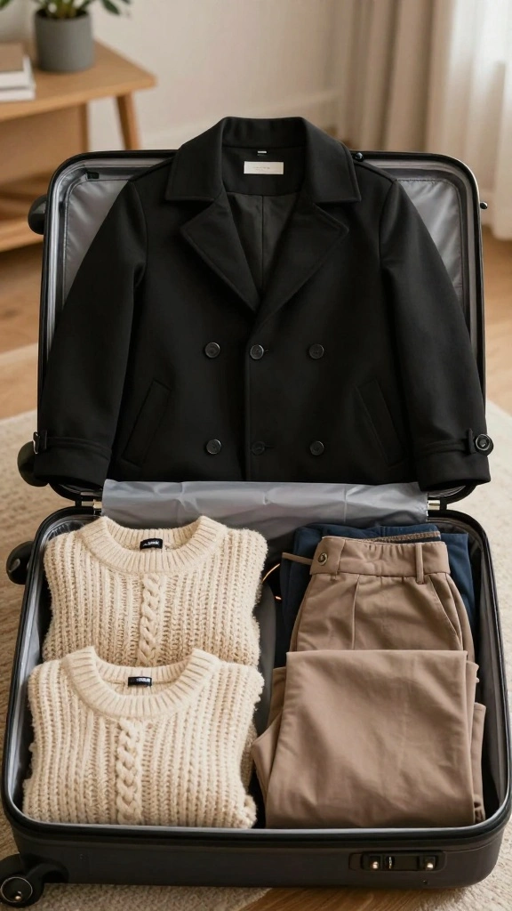 19 Cold-Weather Travel Tips That'll Make You Feel Like a Winter Wanderlust Pro! - 4. Pack Smart with a Capsule Wardrobe 1
