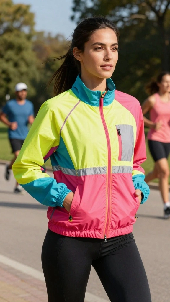 19 Eco-Friendly Jackets You’ll Want to Wear All Year Round (And Look Fantastic!) - 9. Colorful Windbreaker 1