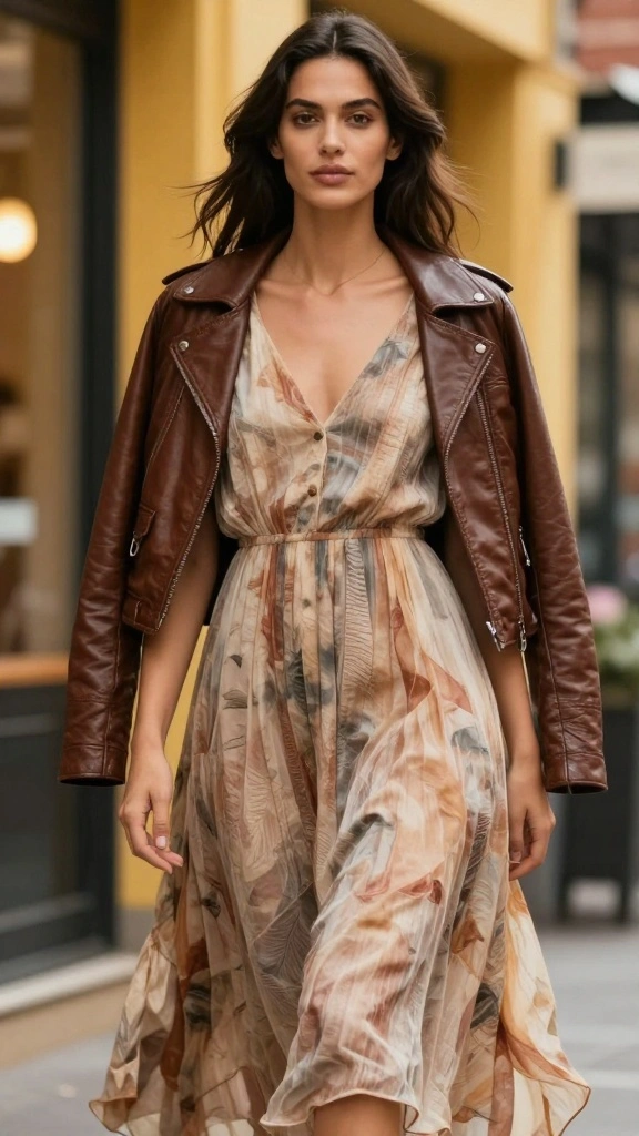 19 Edgy Mom Style Looks That Will Make You Forget the Sweatpants! - 14. Play with Textures 1