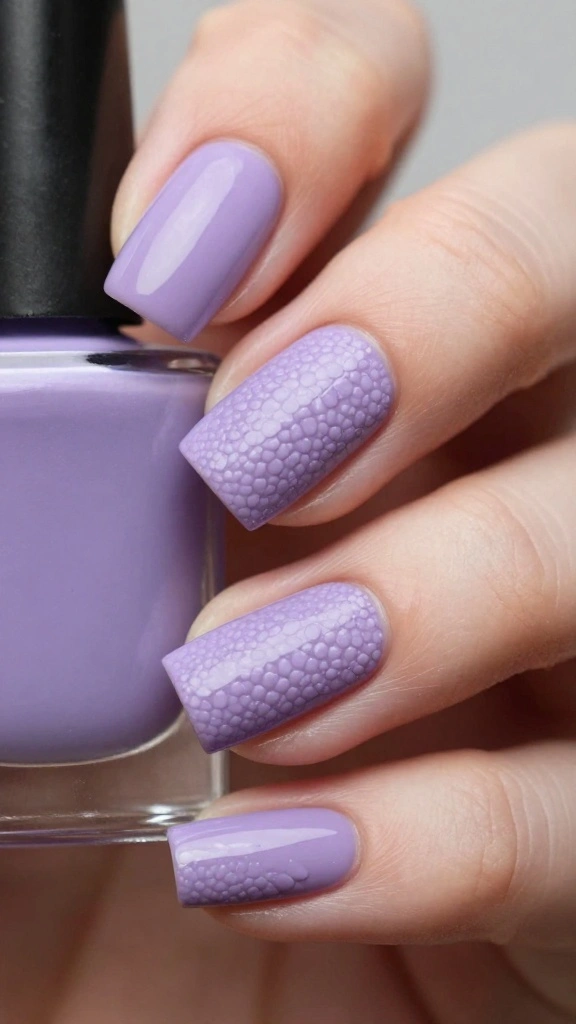 19 Minimal Nail Designs That Are Quick and Stylish (Your Friends Will Be Jealous!) - 13. Textured Nails 1