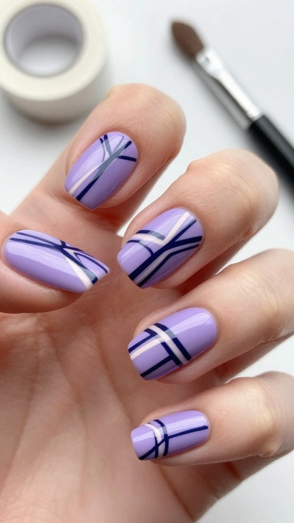 19 Minimal Nail Designs That Are Quick and Stylish (Your Friends Will Be Jealous!) - 16. Art Deco Style 1