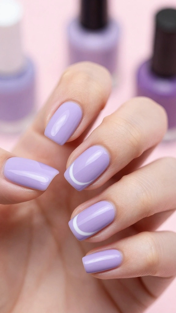 19 Minimal Nail Designs That Are Quick and Stylish (Your Friends Will Be Jealous!) - 6. Half-Moon Nails 1