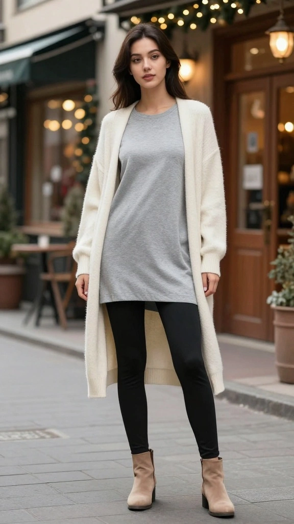 19 Must-Have Winter Travel Outfits for Fashion Lovers (Find Out What #1 Is!) - 16. Travel-Friendly Tunic 1