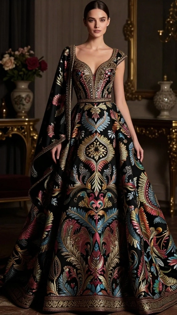 19 Wedding Dress Fabrics You Didn't Know Could Transform Your Big Day! - 10. Brocade 1