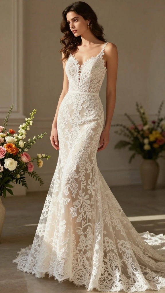 19 Wedding Dress Fabrics You Didn't Know Could Transform Your Big Day! - 2. Lace 1