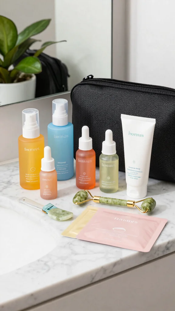 19.Fashion Accessories for Travel That Are Simply Irresistible! - 13. Travel-Sized Skincare Kit 1