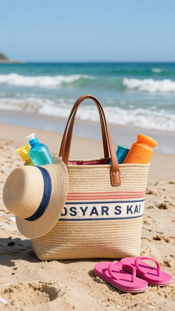 19.Fashion Accessories for Travel That Are Simply Irresistible! - 4. Chic Beach Tote 1