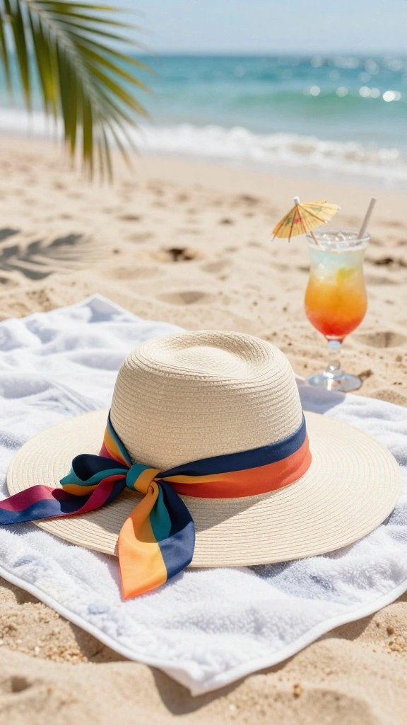 19.Fashion Accessories for Travel That Are Simply Irresistible! - 7. Stylish Sun Hat 1