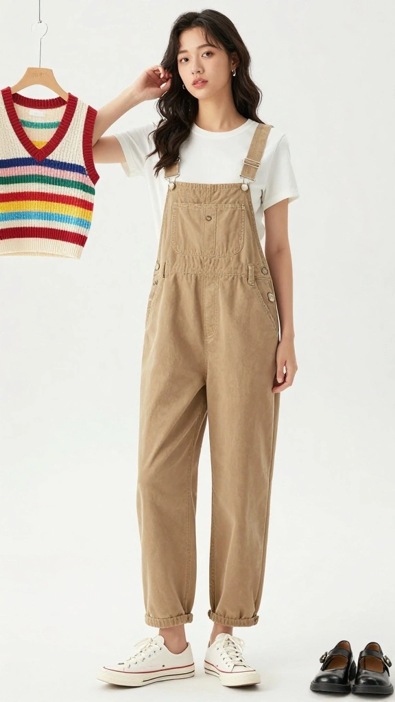 20 Eco-Friendly Flattering Silhouettes That Prove Sustainable Can Be Stylish! - 19. Stylish Overalls 1