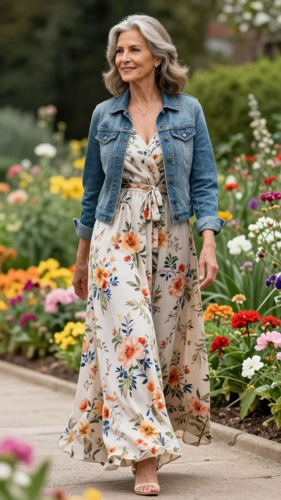 20 Effortless Style Tips for Older Women That'll Make You Look Fabulous! - 6. Opt for Midi and Maxi Lengths 1