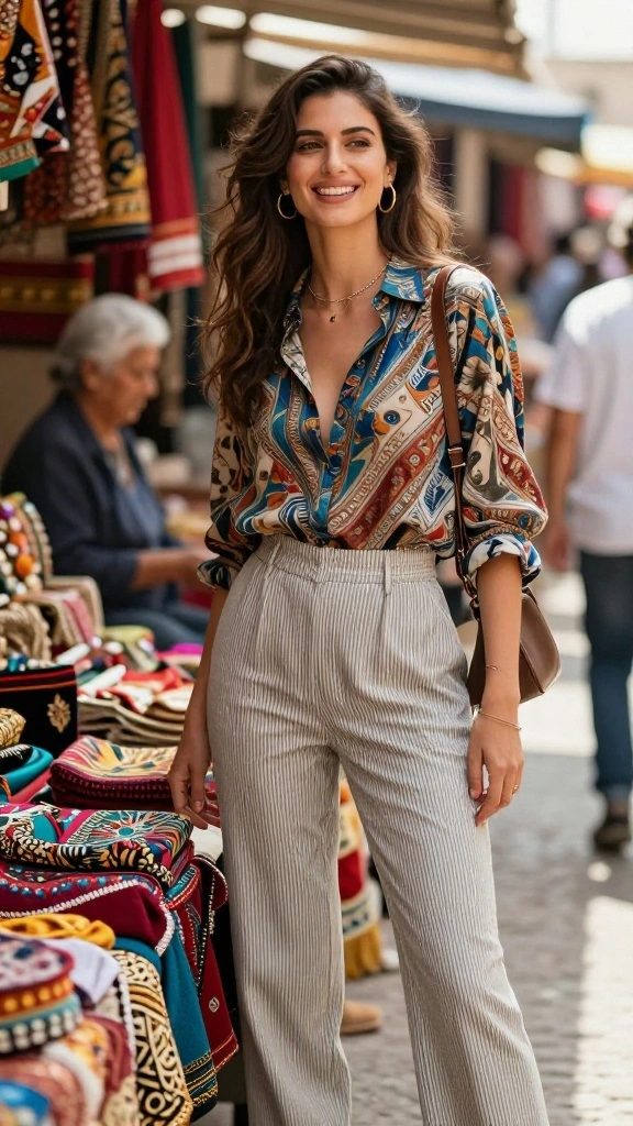 20 Effortless Style Tips for Older Women That'll Make You Look Fabulous! - 8. Experiment with Patterns 1