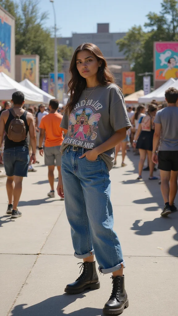 20 Festival Outfits That Will Turn Heads and Get You Noticed! - 2. Edgy Street Style 1