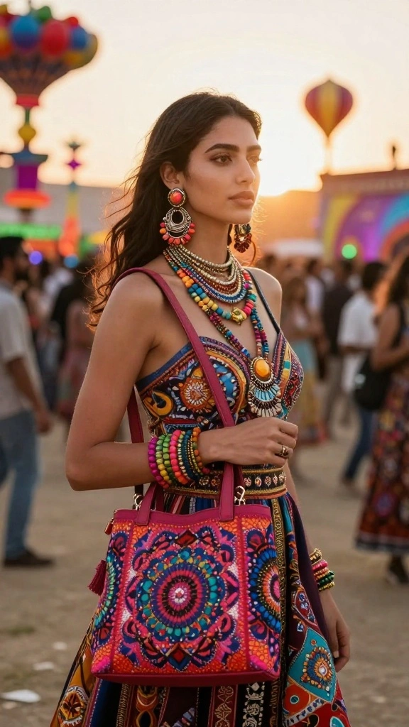 20 Festival Outfits That Will Turn Heads and Get You Noticed! - 9. Statement Accessories 1