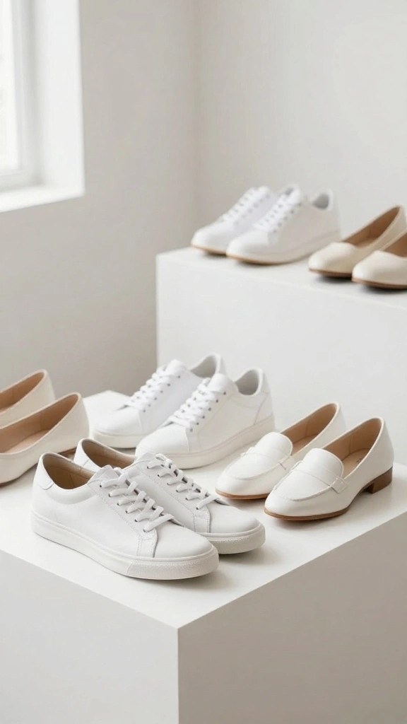 20 Footwear Trends for Stylish Seniors: Comfort Meets Chic! - 20. Classic White Shoes: Timeless Appeal 1