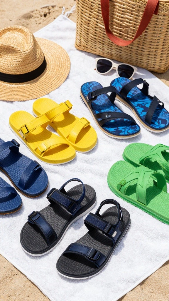 20 Footwear Trends for Stylish Seniors: Comfort Meets Chic! - 3. Sporty Sandals: Fashionable and Functional 1