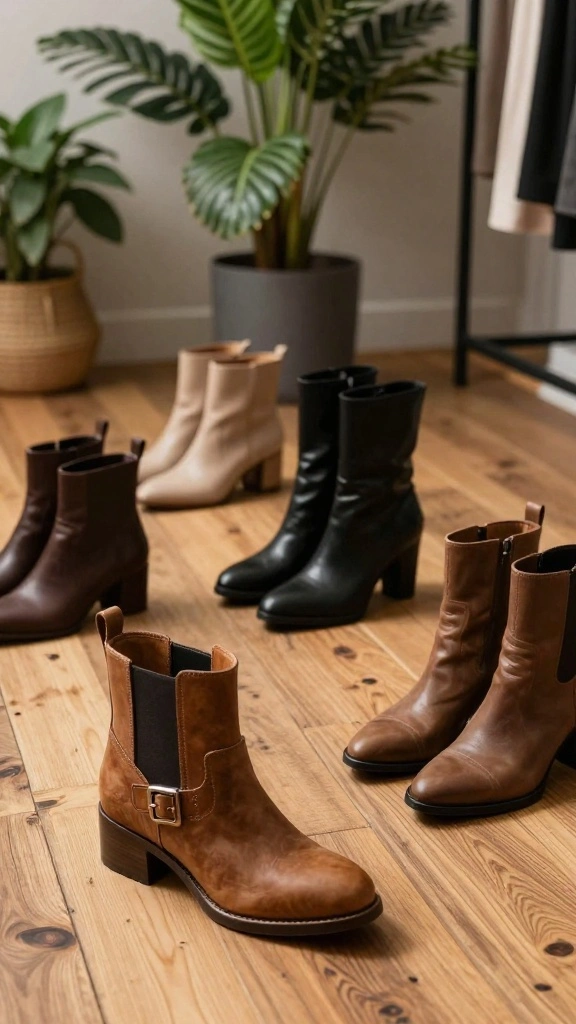 20 Footwear Trends for Stylish Seniors: Comfort Meets Chic! - 5. Ankle Boots: Versatile and Stylish 1