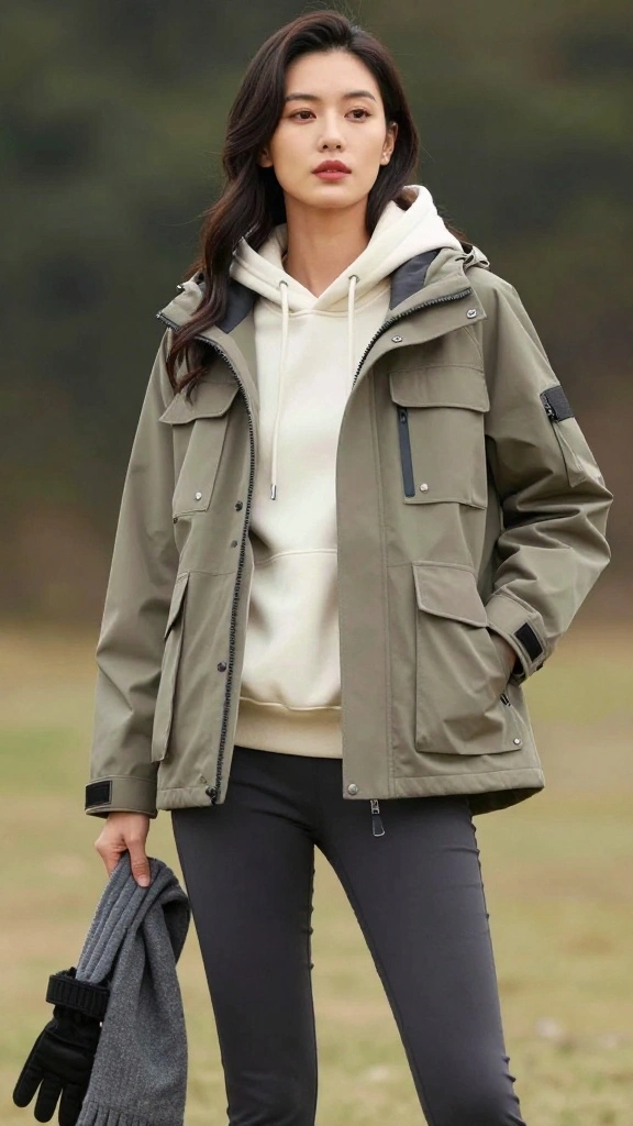 20 Genius Layering Techniques for Cold Weather That Will Make You Look Fabulous (Tip #12 Will Surprise You!) - 16. Go for a Utility Jacket 1