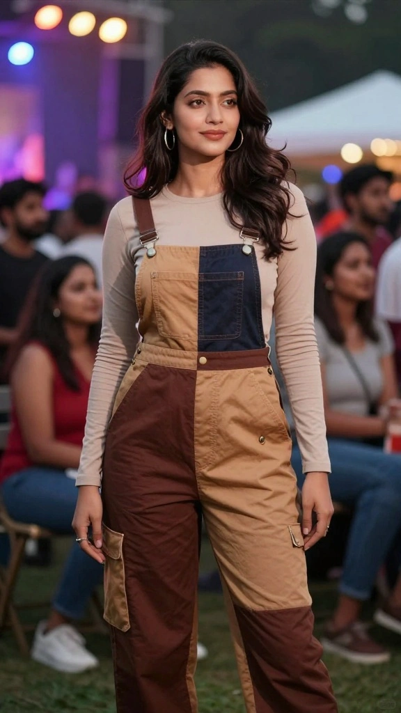 20 Outdoor Layering Ideas That Will Keep You Cozy and Chic - 14. Stylish Overalls with a Long Sleeve Top 1