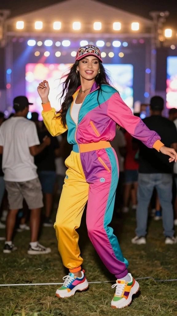 20 Outdoor Layering Ideas That Will Keep You Cozy and Chic - 20. Casual Tracksuit with Accessories 1